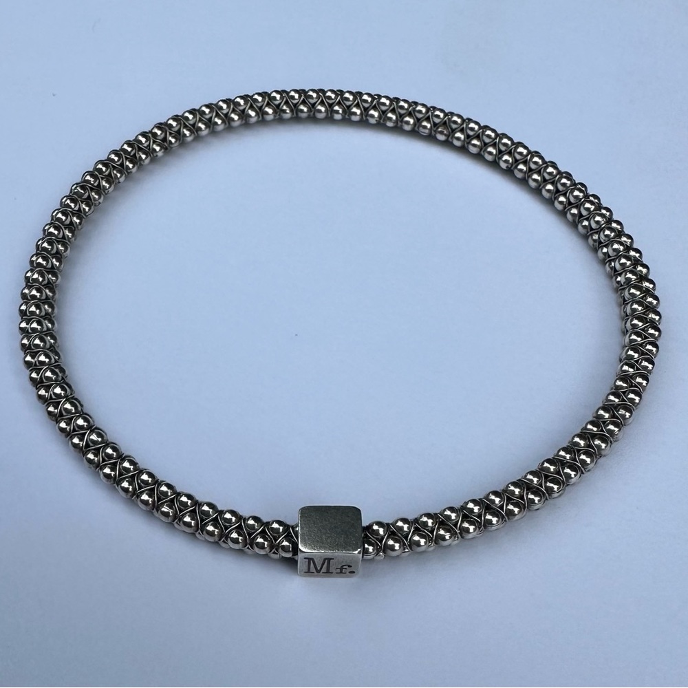 Mignon Faget John Humphries Halo sterling silver bangle medium